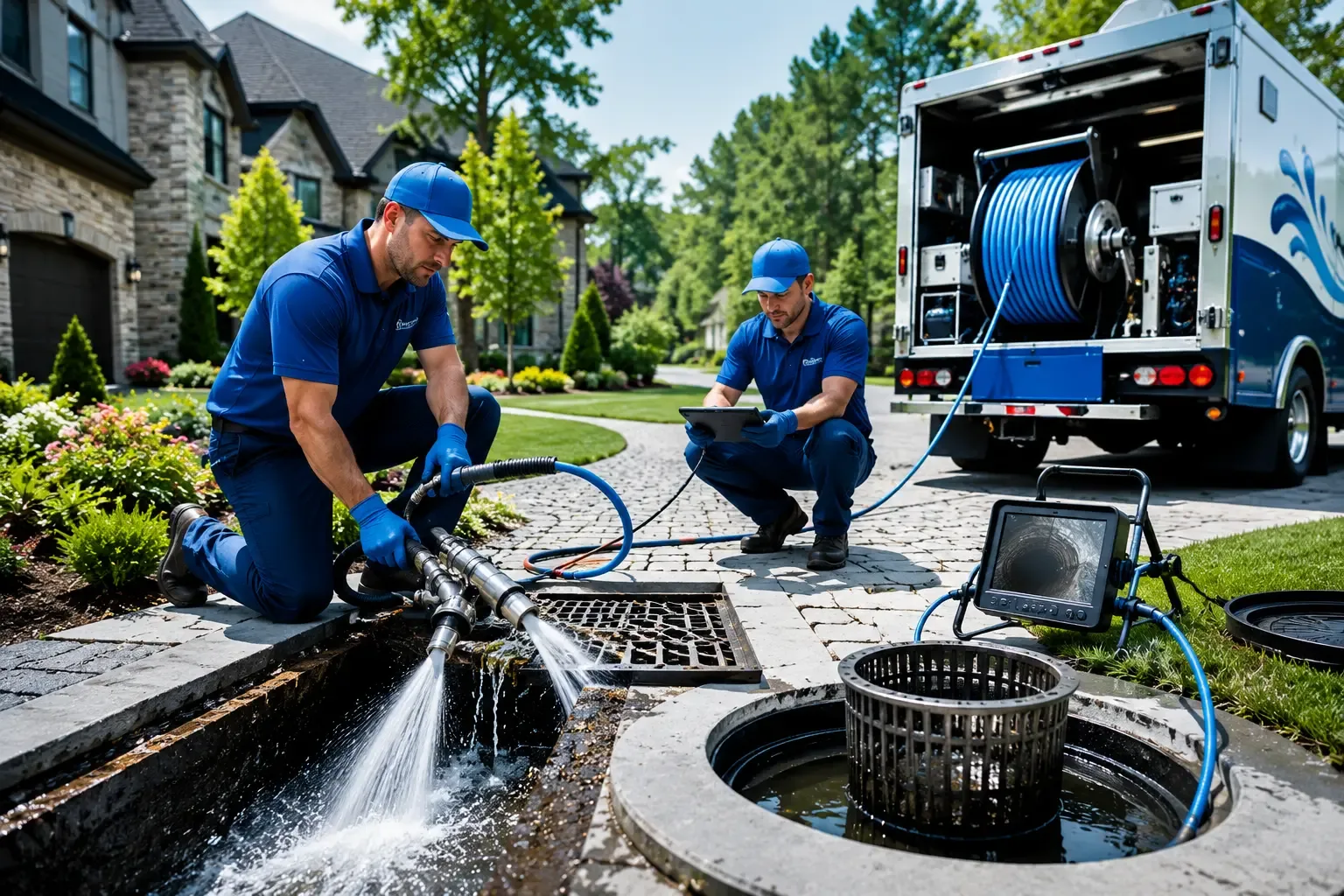Local outdoor drain cleaning professionals in London, TX